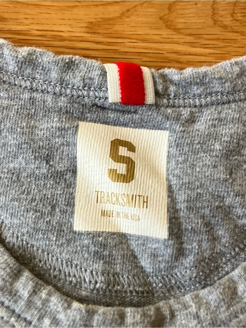 Tracksmith Grey Varsity Cotton Running Donuts Racerback Greyboy Tank Top Small - Picture 2 of 7